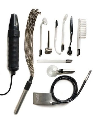 Agent Noir Neon Wand Electrosex Kit